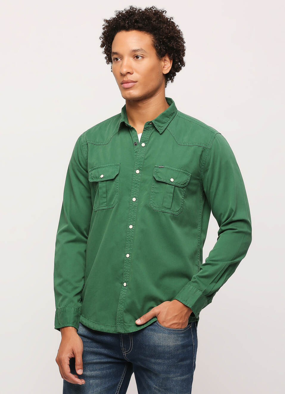 Flap Pocket Full Sleeve Shirt, , large image number 3
