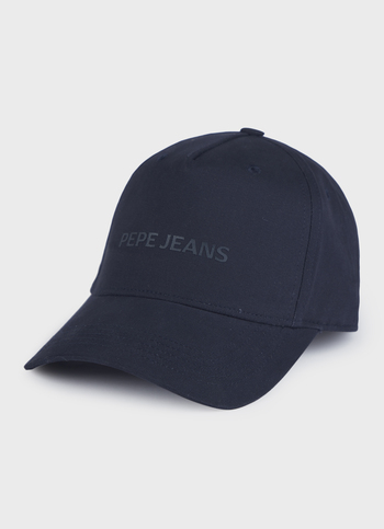 Men Navy Baseball Cap With Logo