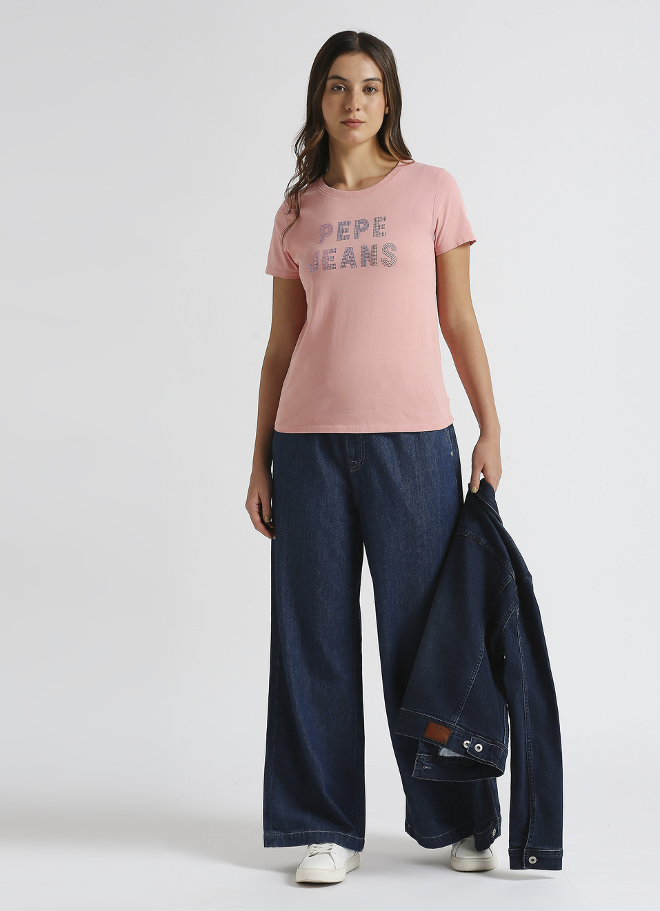 Pink Embellished Short Sleeve T-shirt, , large image number 5