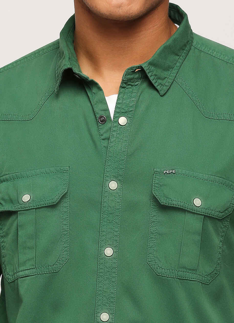 Flap Pocket Full Sleeve Shirt, , large image number 4