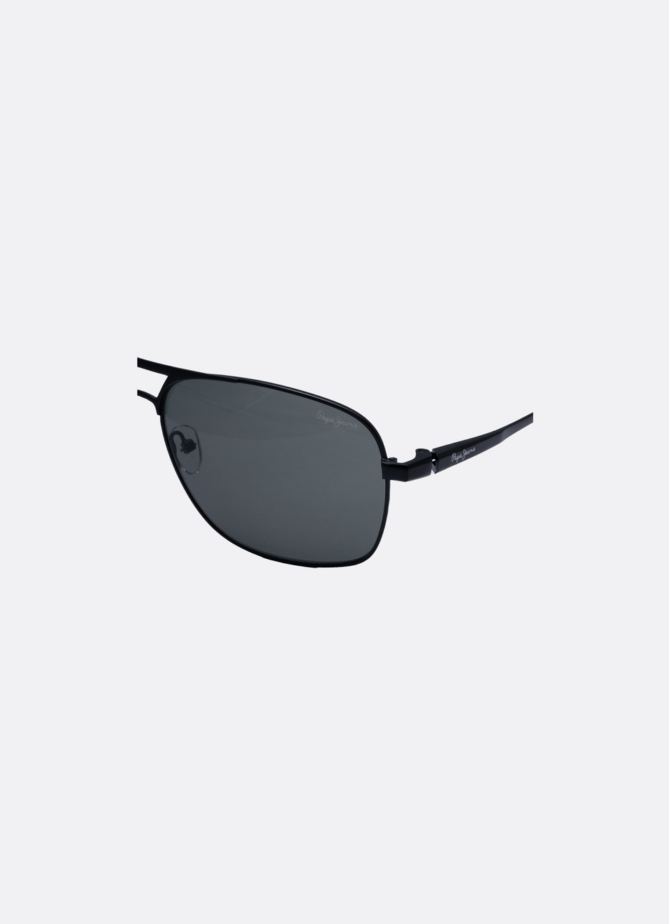 Retro Black Uv-protected Rectanglar Sunglasses, , large image number 4
