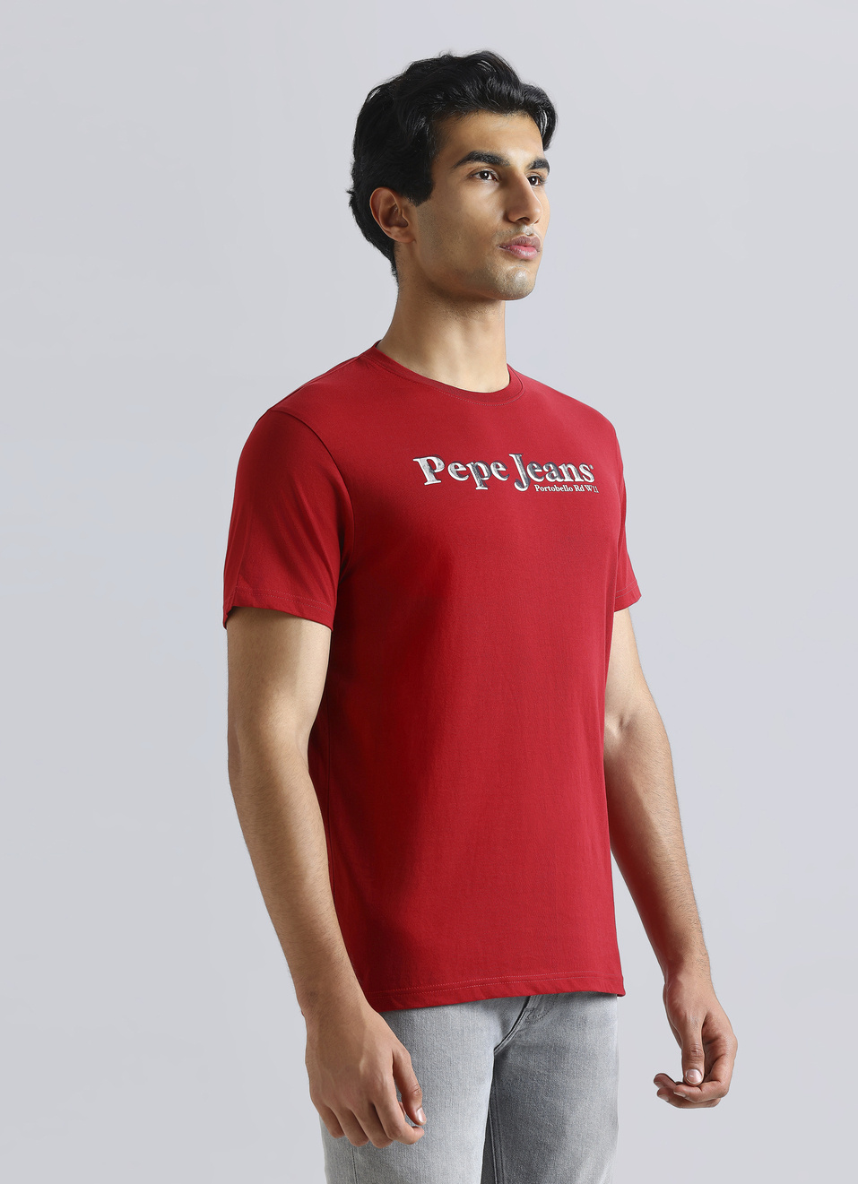 Red Graphic Print Short Sleeve T-shirt, , large image number 3