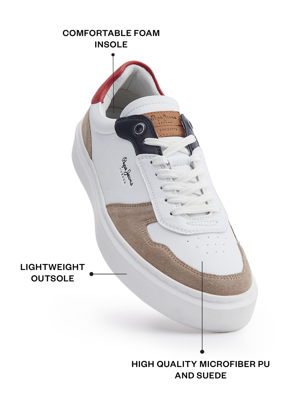 Yogi Street Tan Brown Cup Sole Sneakers, , large image number 1