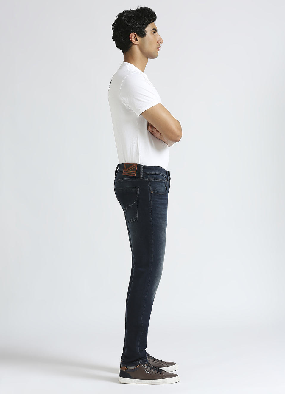 Chinox Blue Mid Waist Gymindigo Jeans, , large image number 6