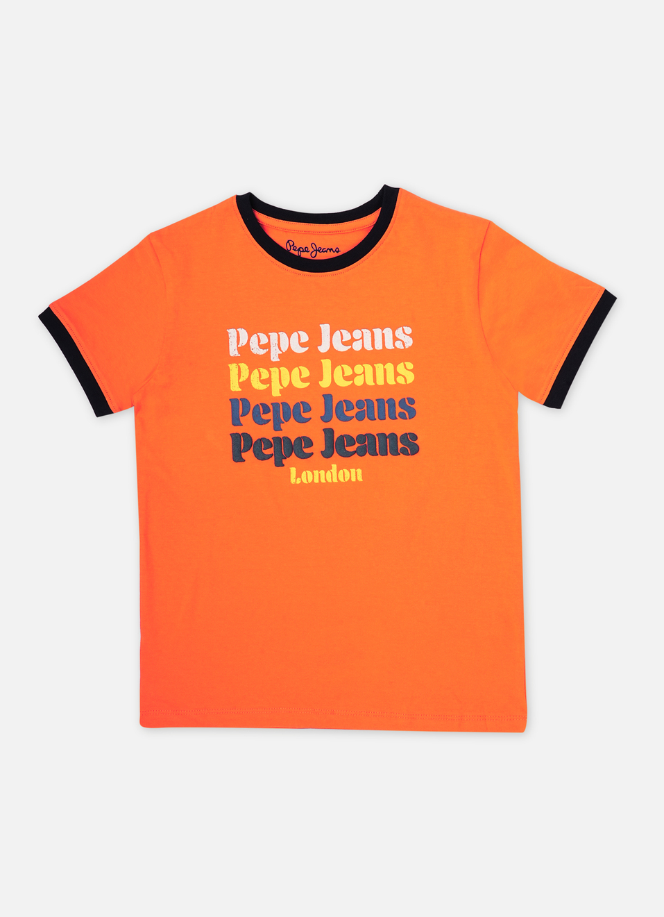 Boys Yellow Printed Short Sleeve T-shirt, , large image number 0