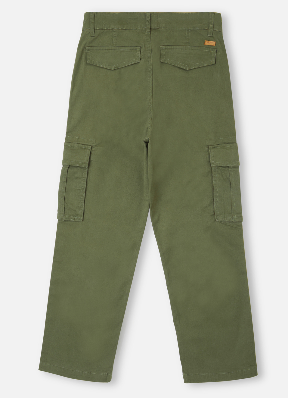 Boys Olive Ultra Light Cargo Pants, , large image number 1