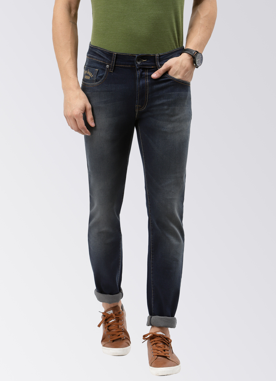 Vapour Slim Fit Mid Waist Jeans, , large image number 0
