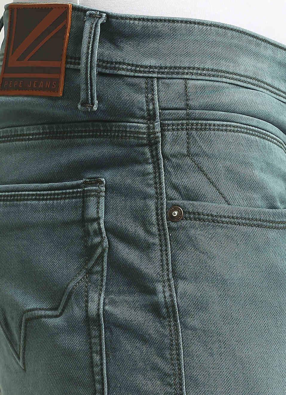 Chinox Dark Blue Mid Rise Ankle Gymindigo Jeans, , large image number 4