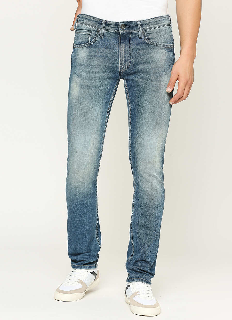 Vapour Slim Fit Mid Waist Jeans, , large image number 2