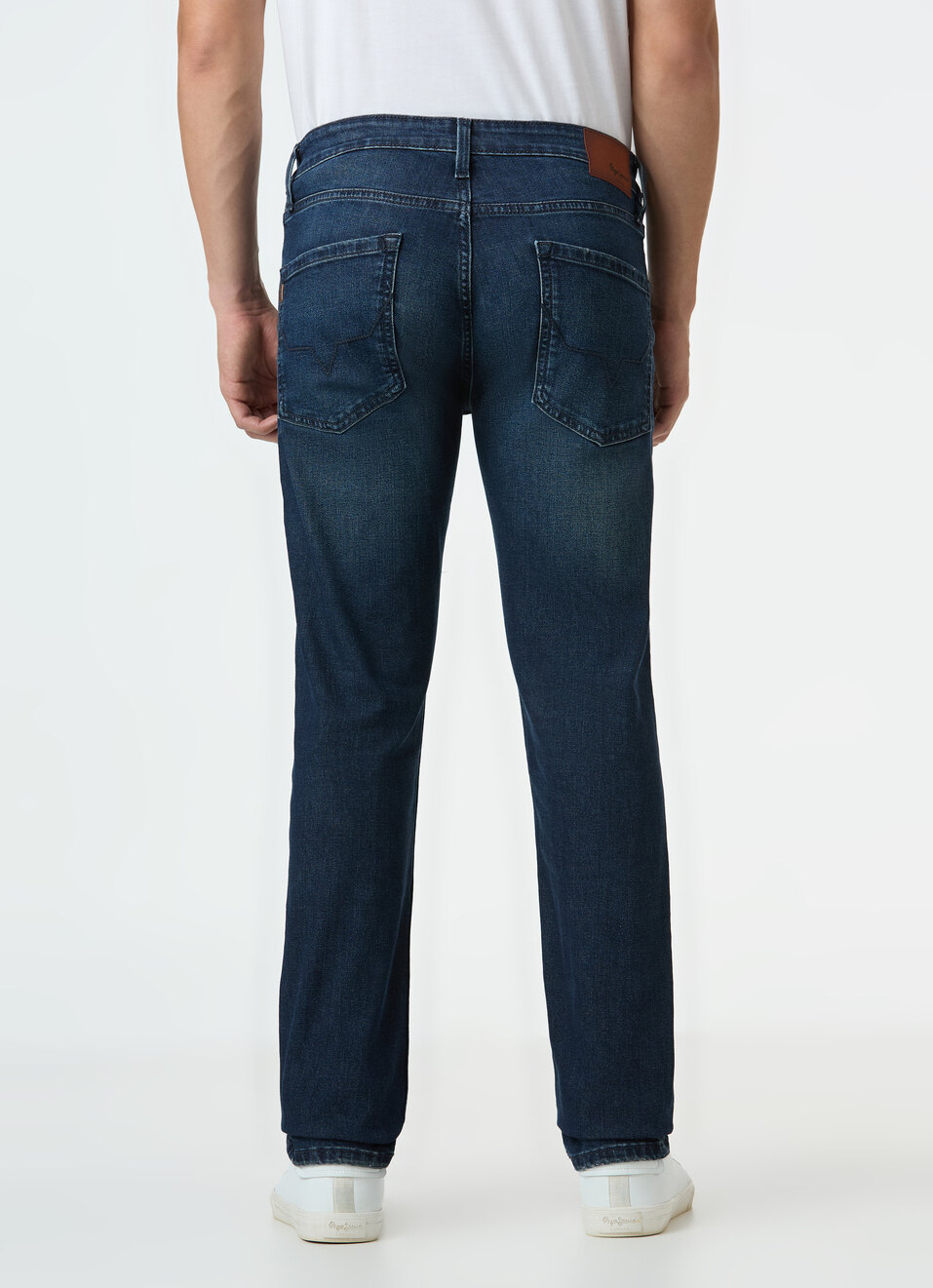 Men Blue Mid Rise Slim Fit Stretchable Jeans, , large image number 2