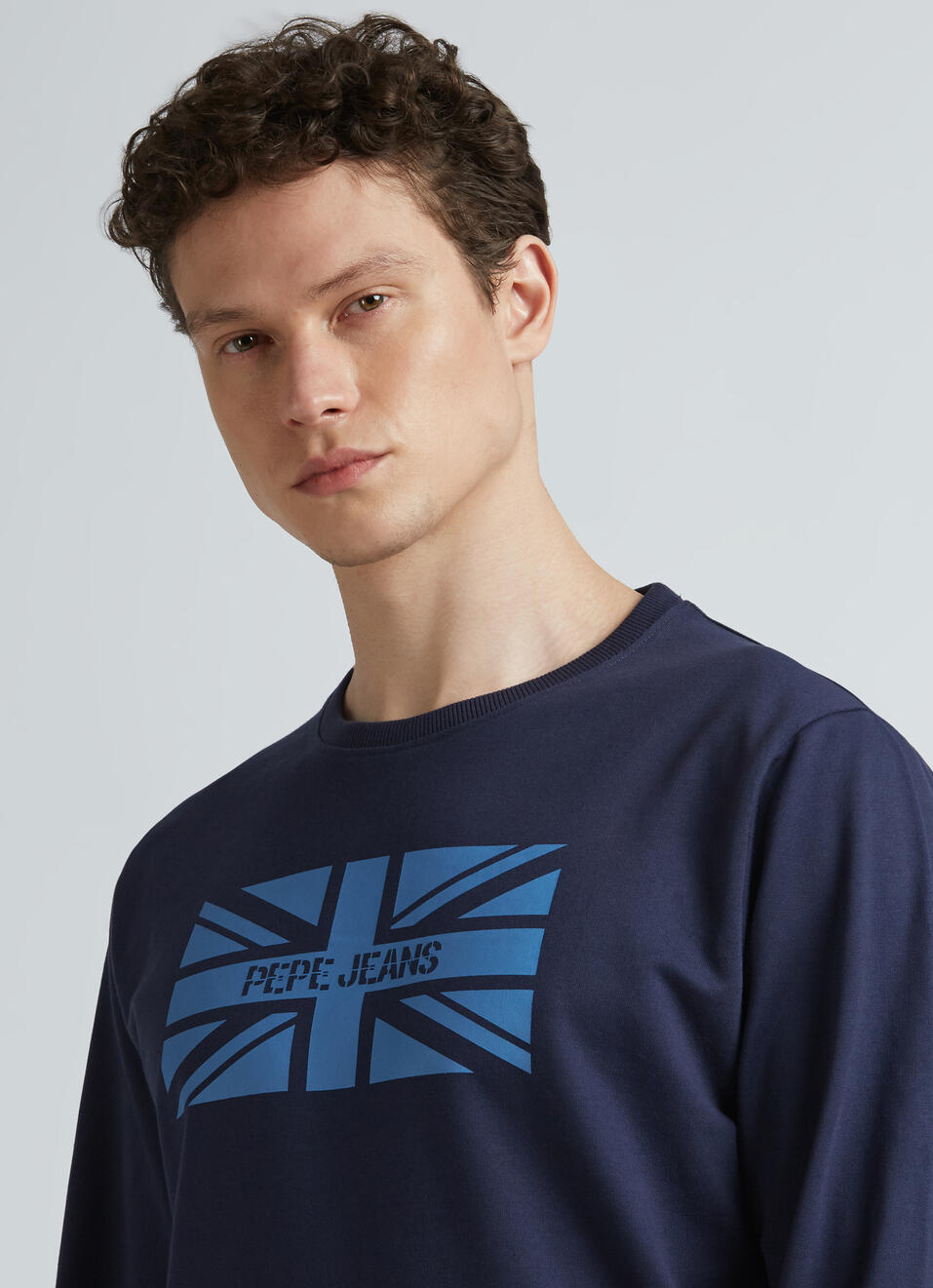 Navy Graphic Print Full Sleeve Sweatshirt, , large image number 4