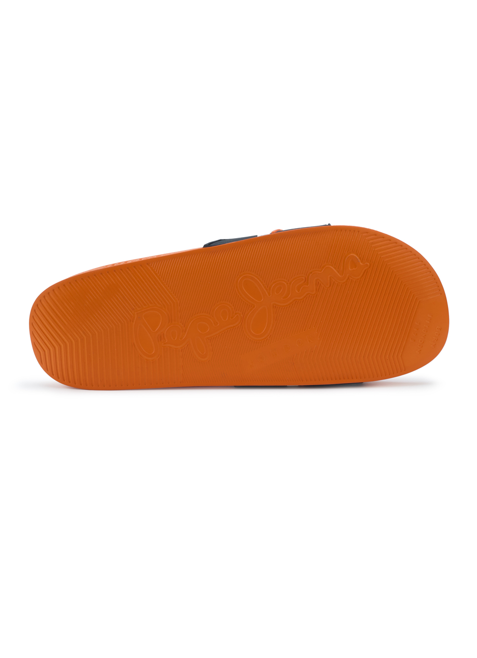 Men Orange Colorblock Slip-on Slides, , large image number 6