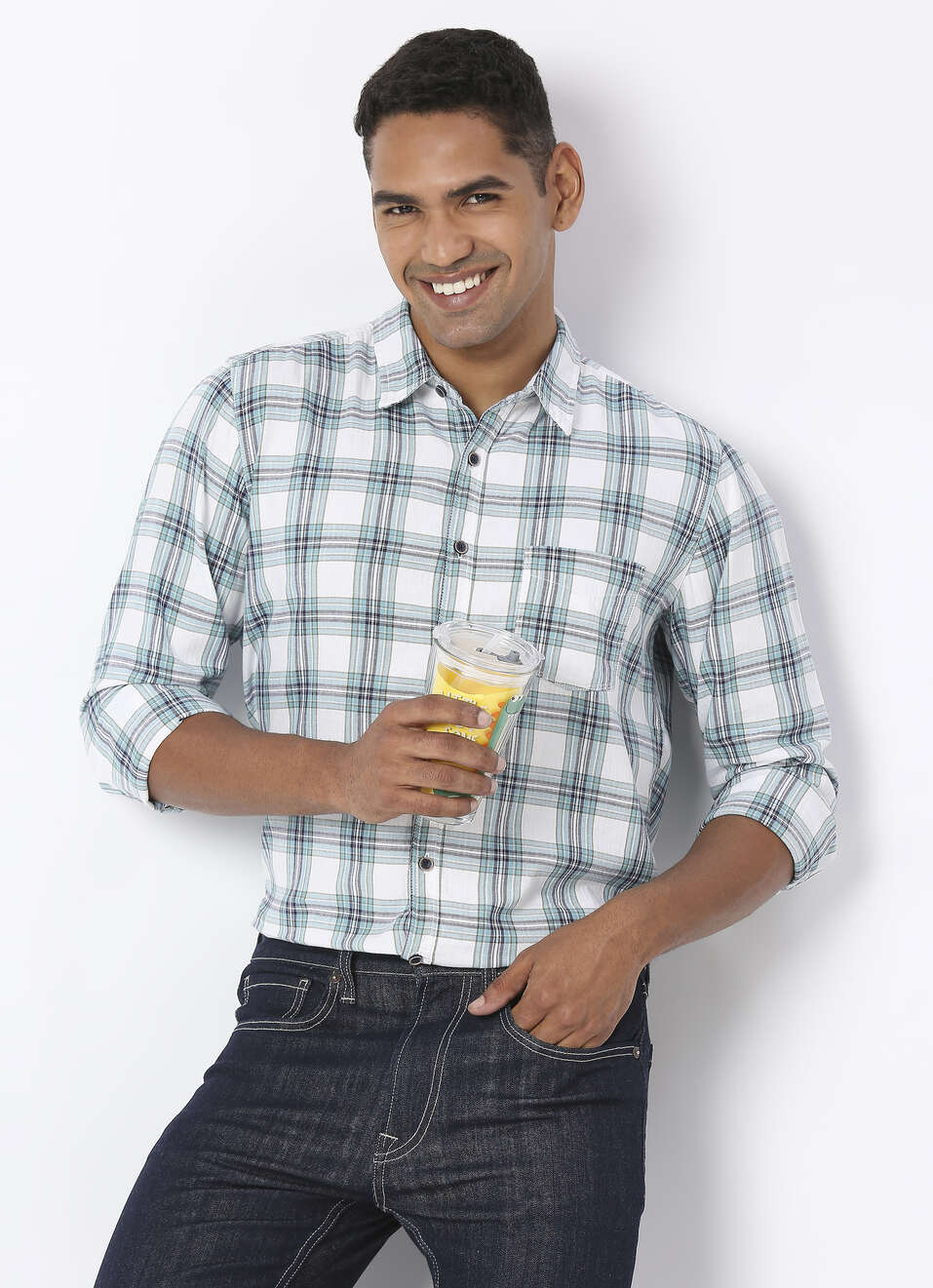 FADRI LS HERRINGBONE CHECK, , large image number 1