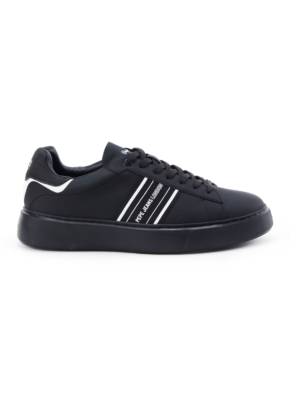 Black Lightweight Cupsole Sneakers, , large image number 5