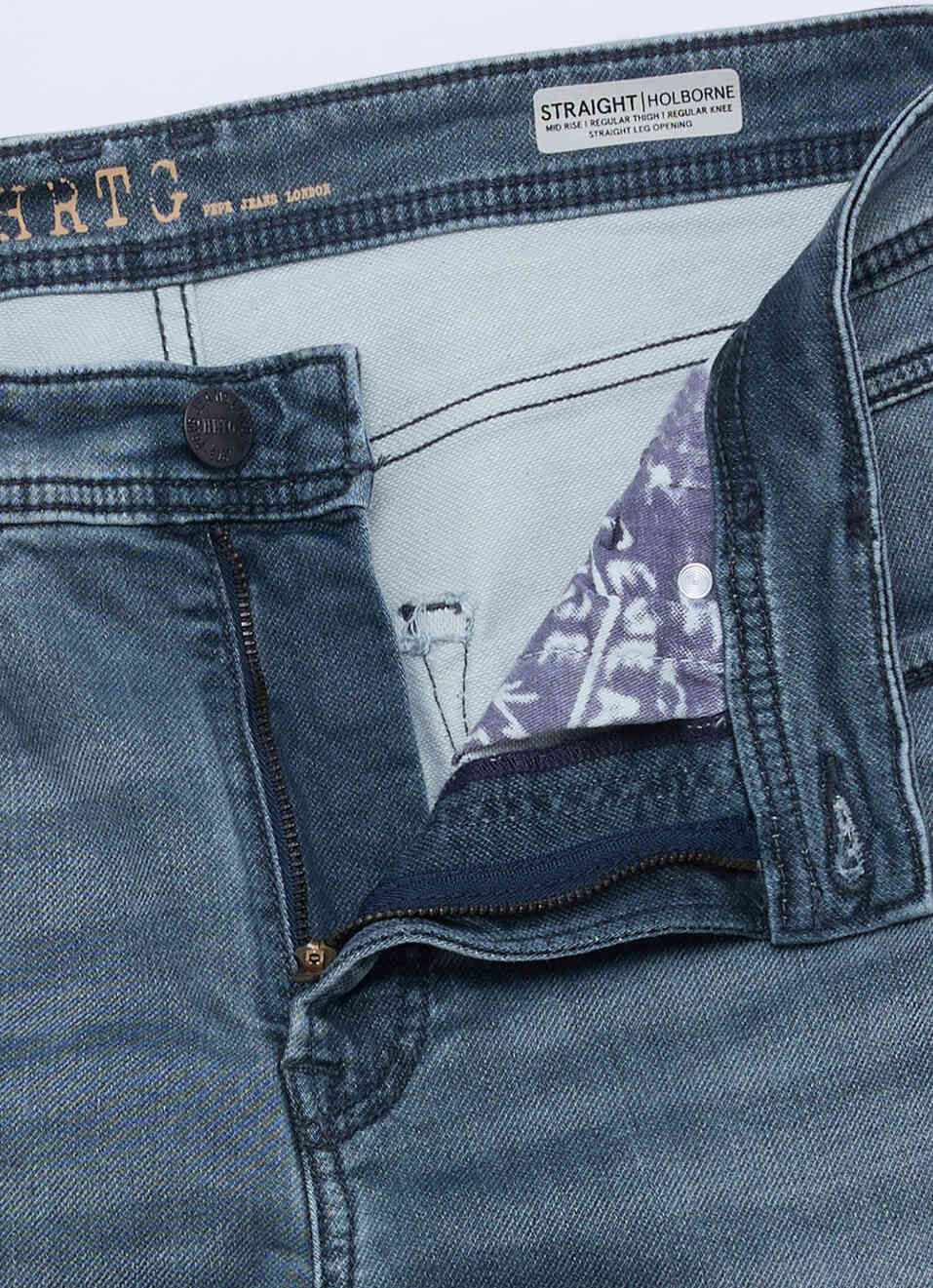 Men Grey Stretchable Jeans, , large image number 6