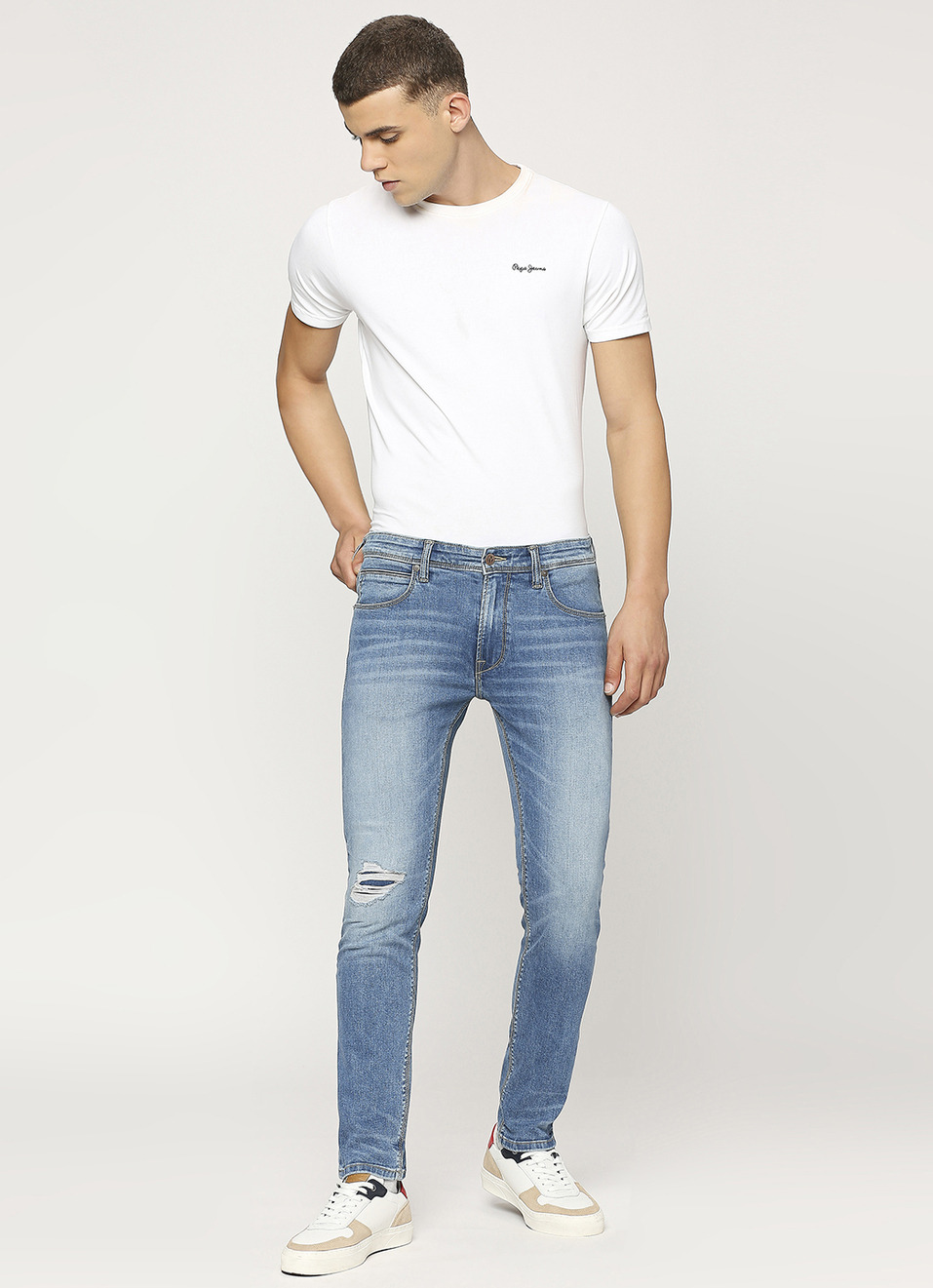 Vapour Low Rise Slim Fit Jeans, , large image number 1