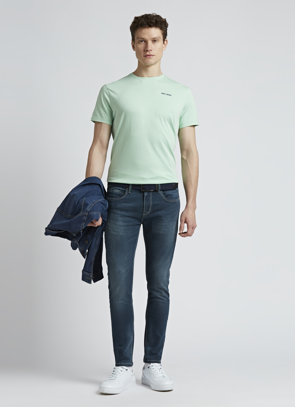 Light Green Back Print Short Sleeve T-shirt, , large image number 5