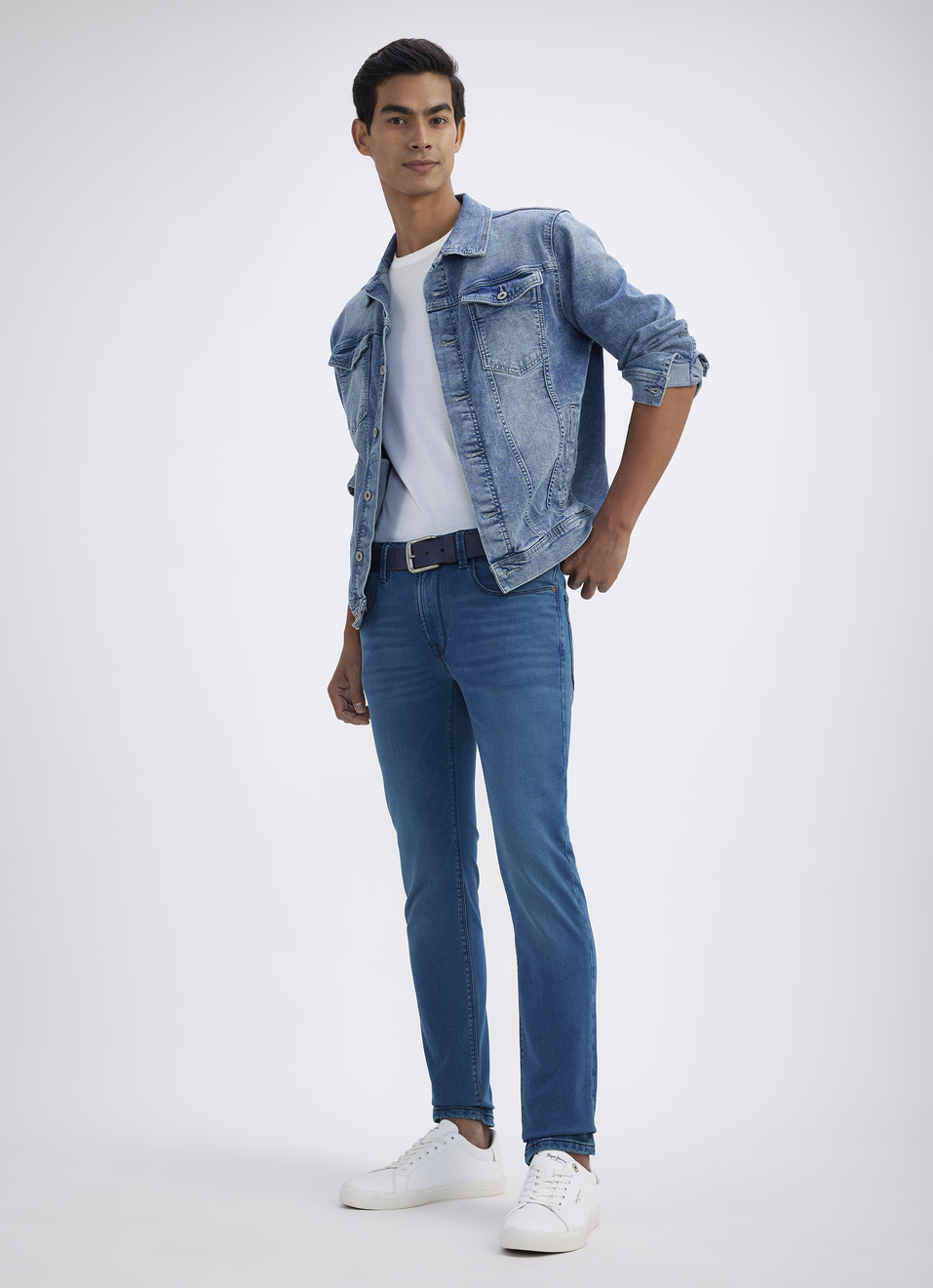 Men Green Slim Tapered Fit Low Rise Jeans , , large image number 0