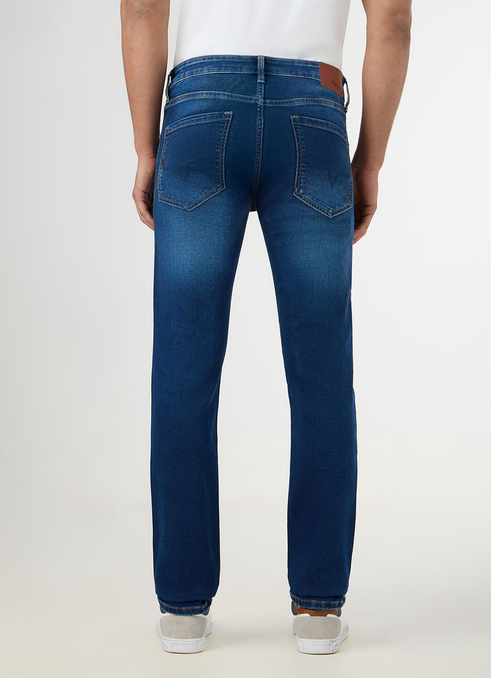 Men Blue Mid Rise Slim Fit Jeans, , large image number 3