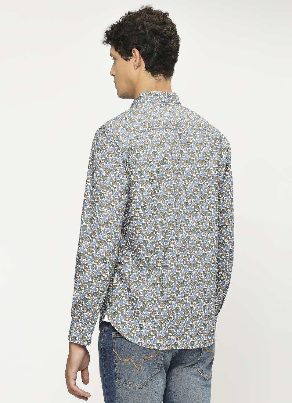 Brown Printed Full Sleeve Shirt, , large image number 2