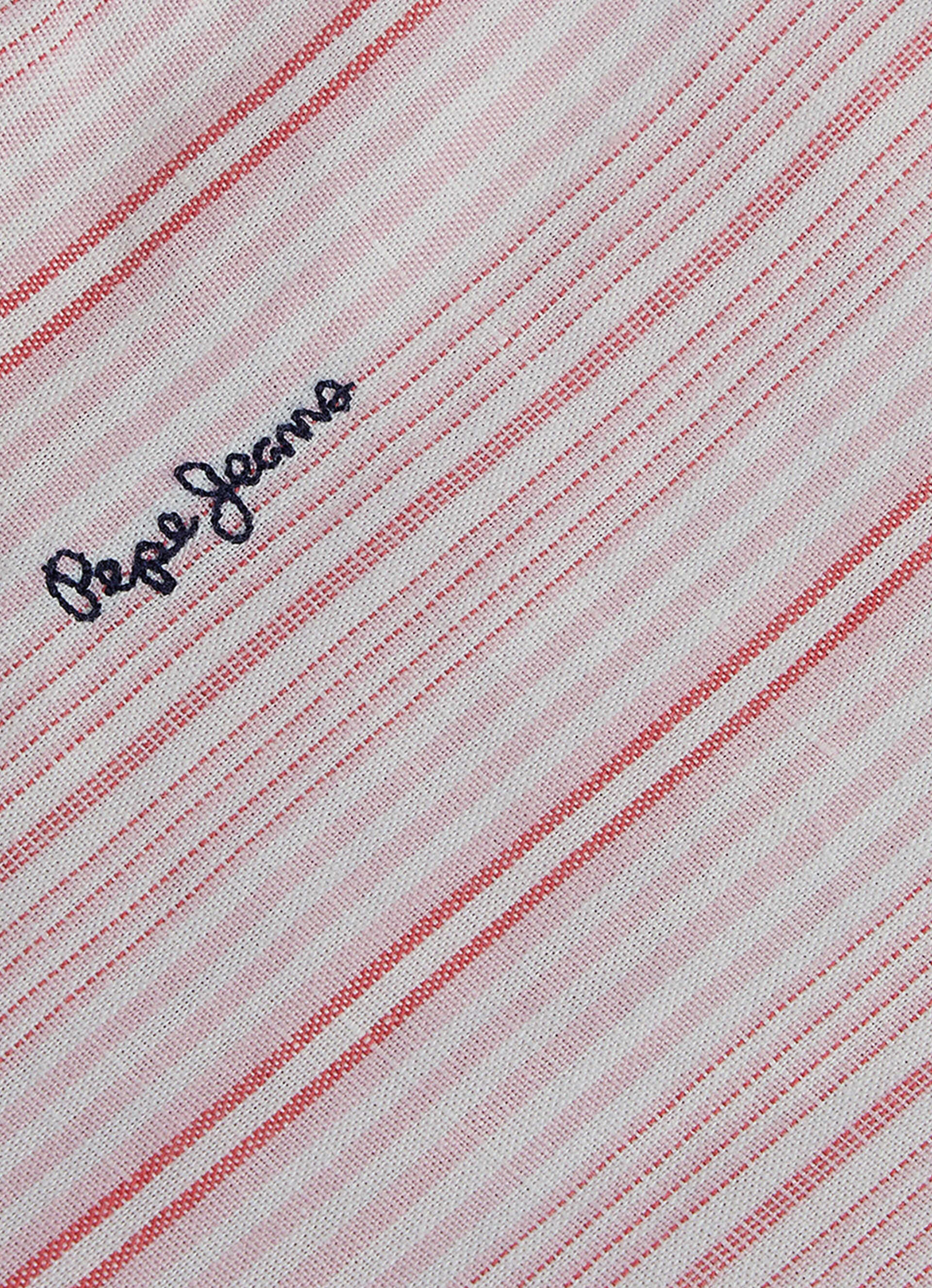 Men Pink Striped Regular Fit Full Sleeve Casual Shirt, , large image number 9