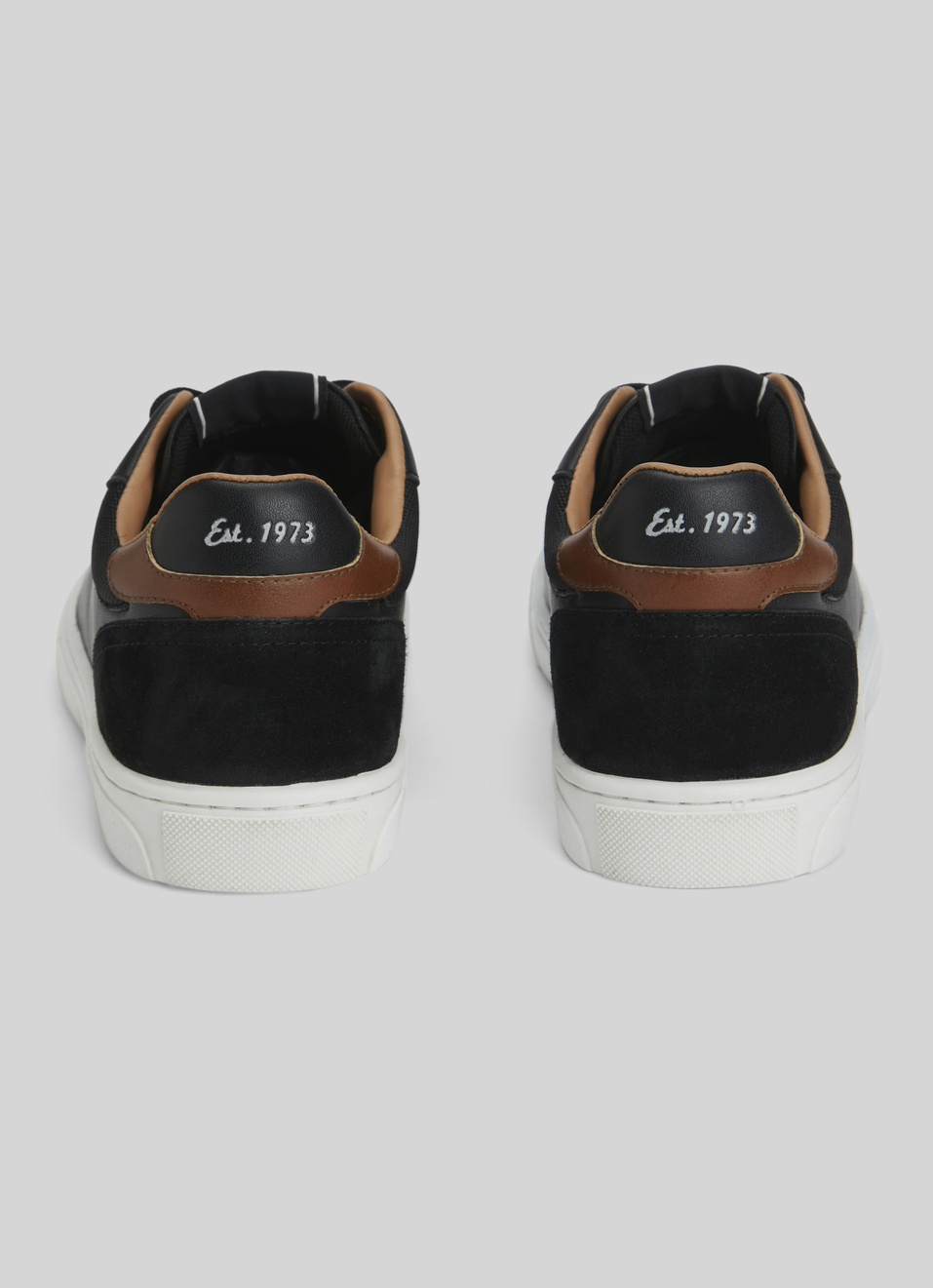 Kenton Court Black Cupsole Sneakers, , large image number 4