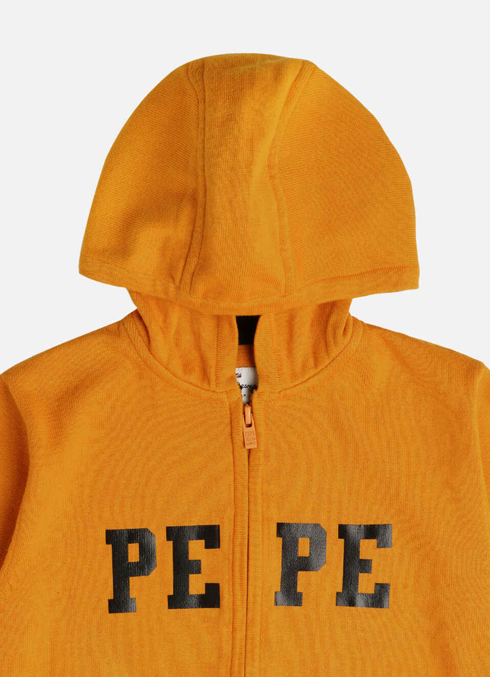 Boys Yellow Printed Lightweight Zip Thru Sweater, , large image number 2