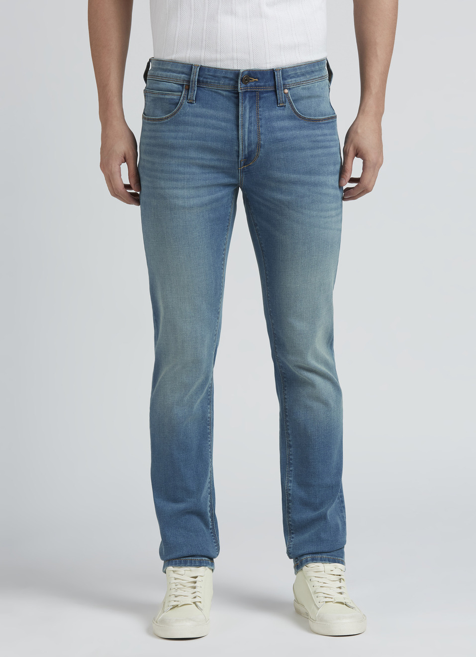 Scott Blue Low Rise Skinny Jeans, , large image number 1
