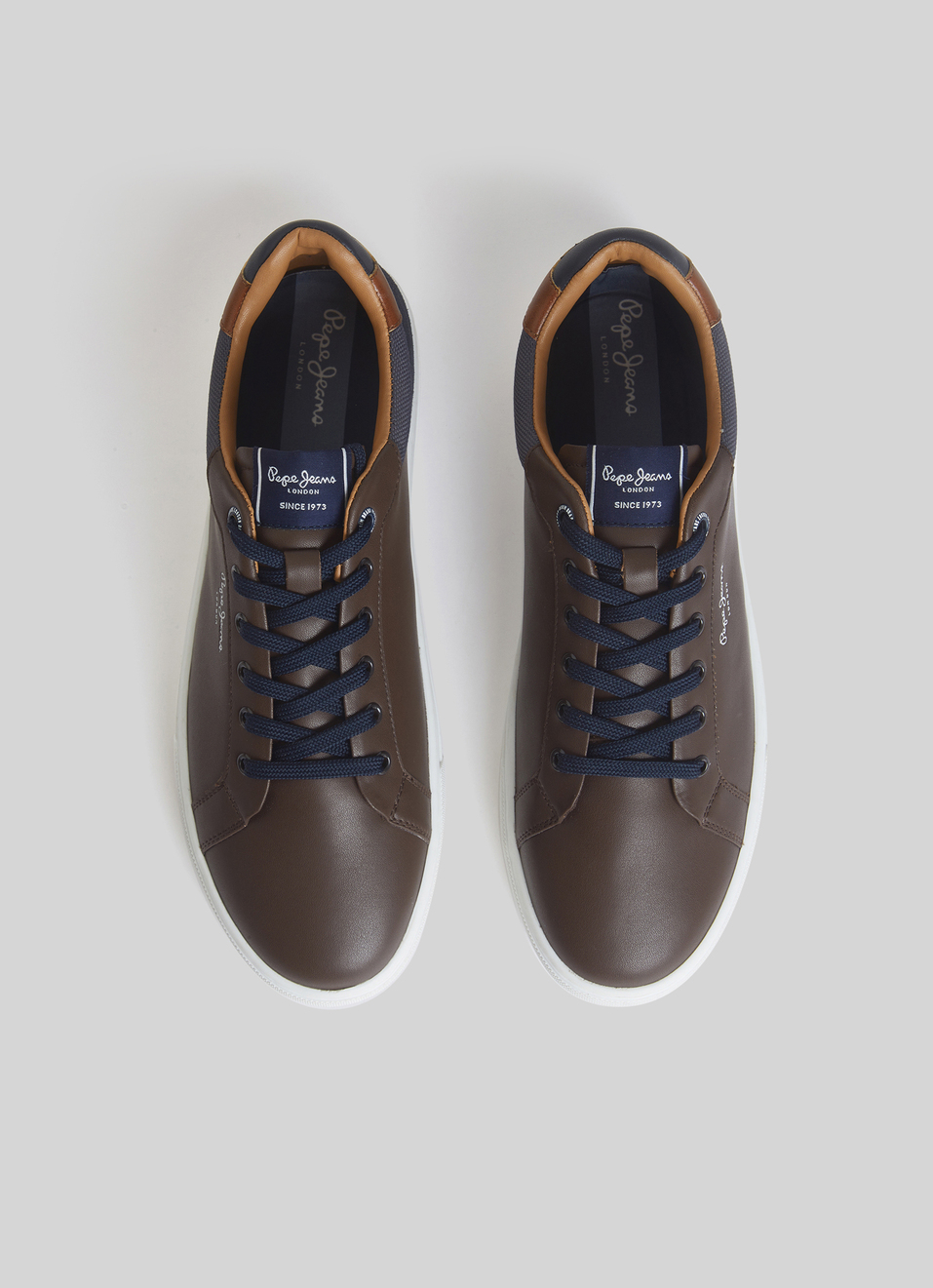 Kenton Court Brown Cupsole Sneakers, , large image number 3