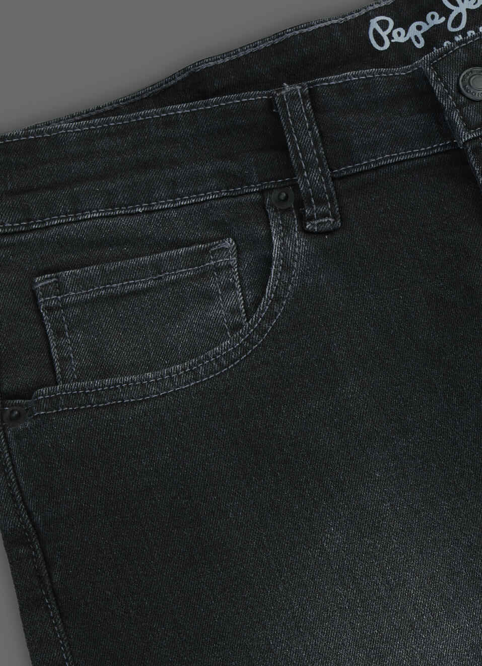 Men Black Straight Fit Mid Rise Stretchable Jeans, , large image number 5
