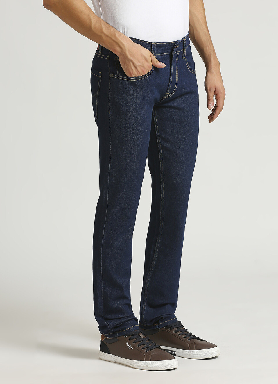 Vapour Raw Mid Rise Slim Fit Jeans, , large image number 5