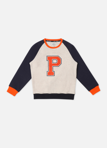 Boys Navy Raglan Sleeve Sweatshirt