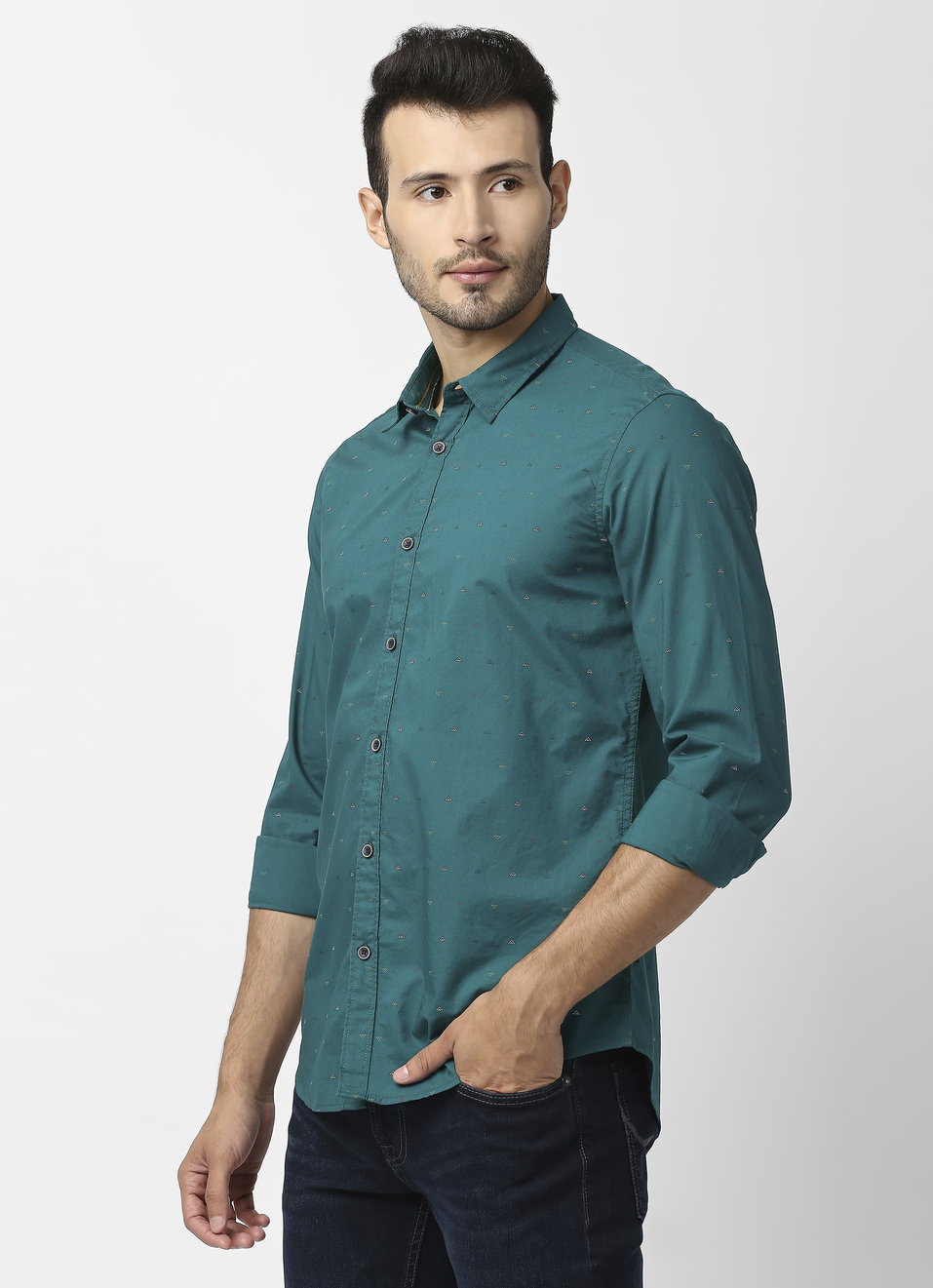 Alvaro Minimal Printed Shirt, , large image number 3
