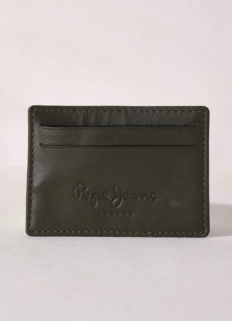 Green Embossed Card Holder, , large image number 0