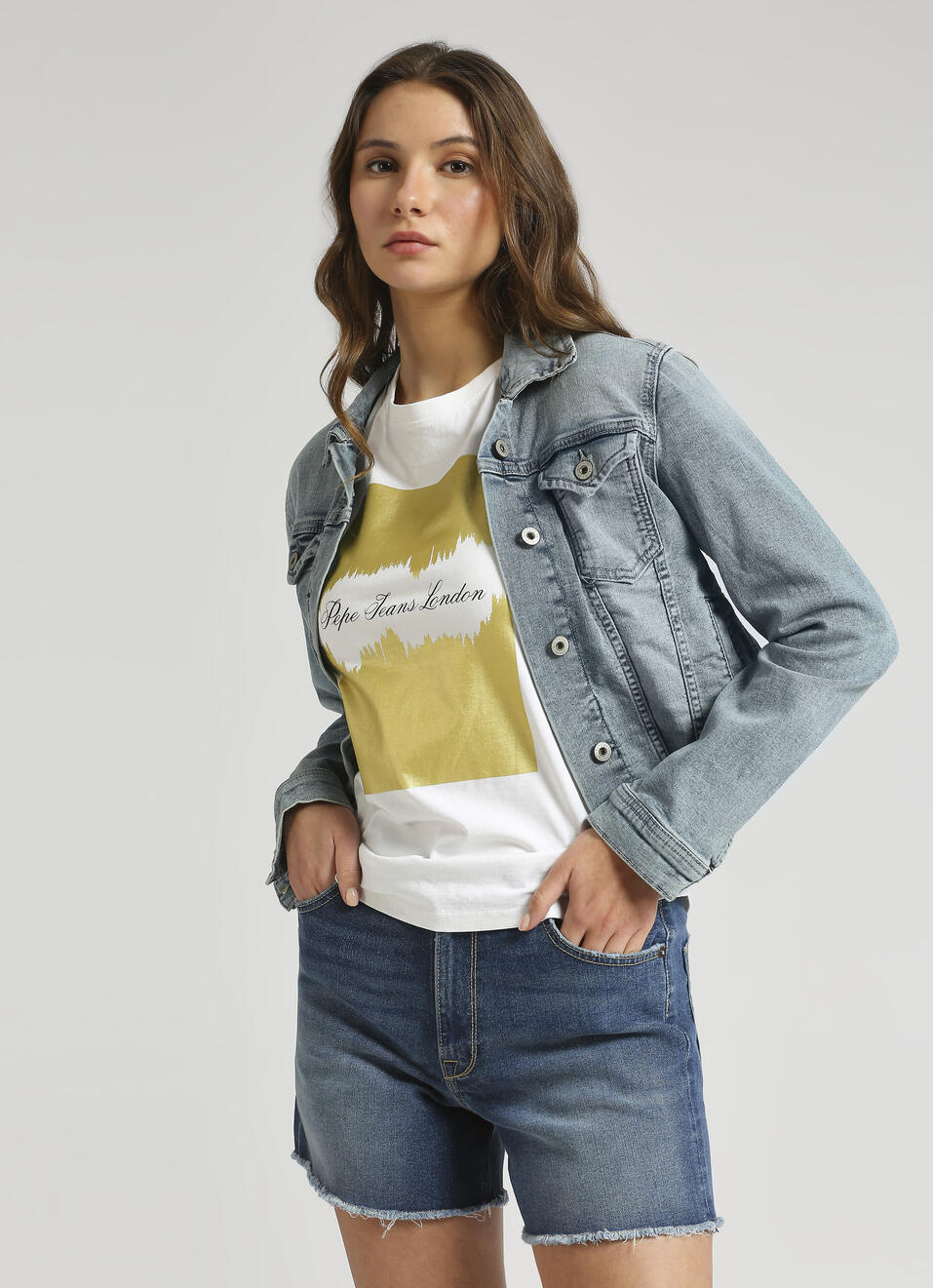 White Foil Print Short Sleeve T-shirt, , large image number 0