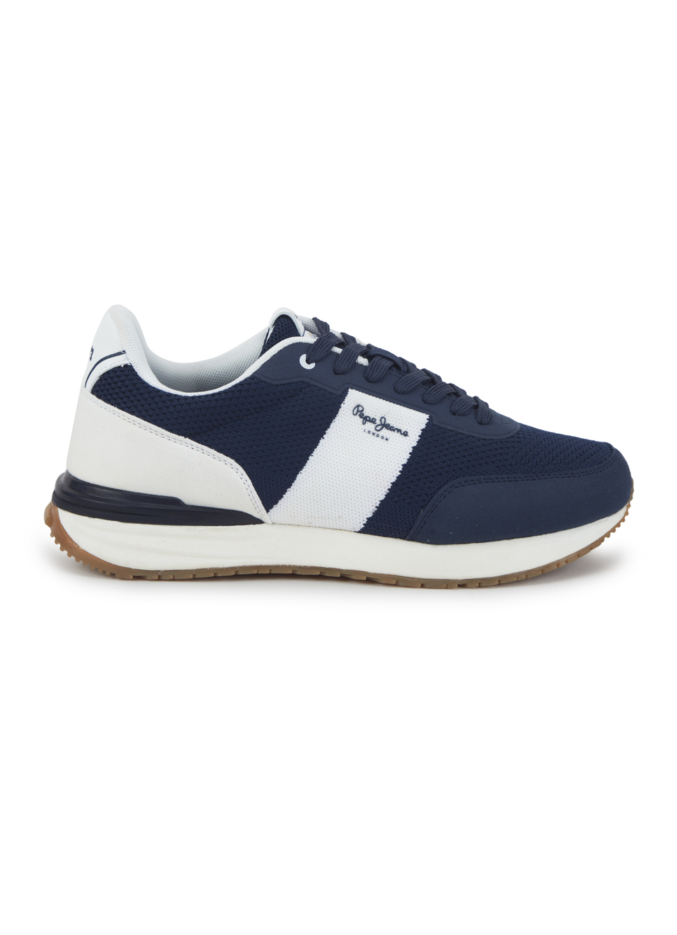 Men Navy Blue Anti-skid Outsole Sneakers, , large image number 5