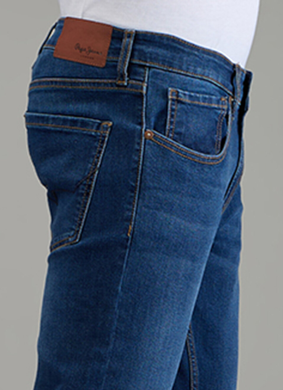 Men Blue Slim Fit Stretchable Jeans, , large image number 4