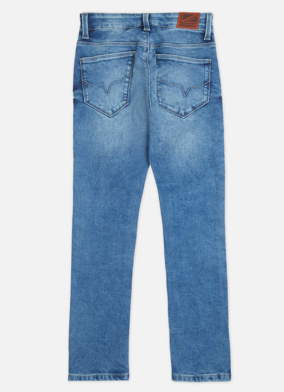 Boys  Blue Mid Waist Slim Powerflex Jeans, , large image number 1