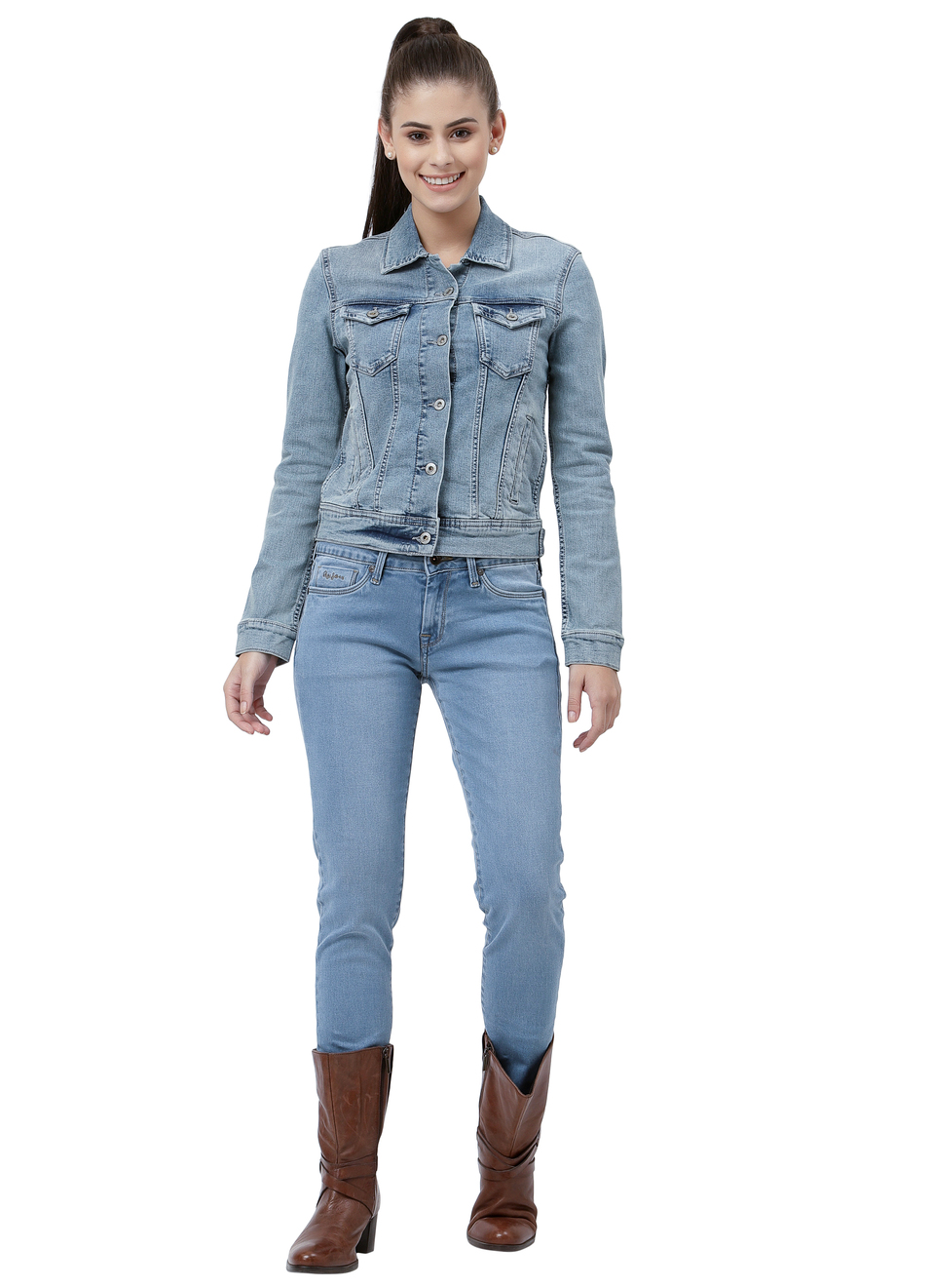 Gracee Trucker Jacket, , large image number 5