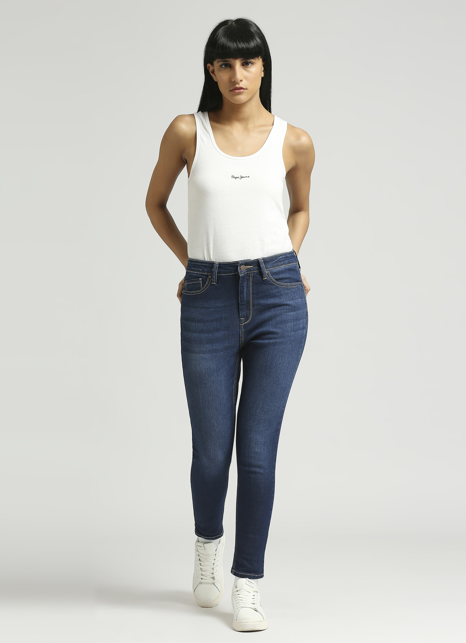 Dion High Waist Skinny Fit Jeans, , large image number 5