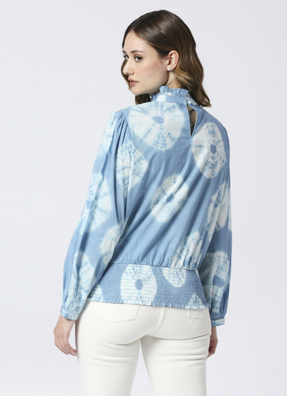 Tie & Dye Woven Top, , large image number 2