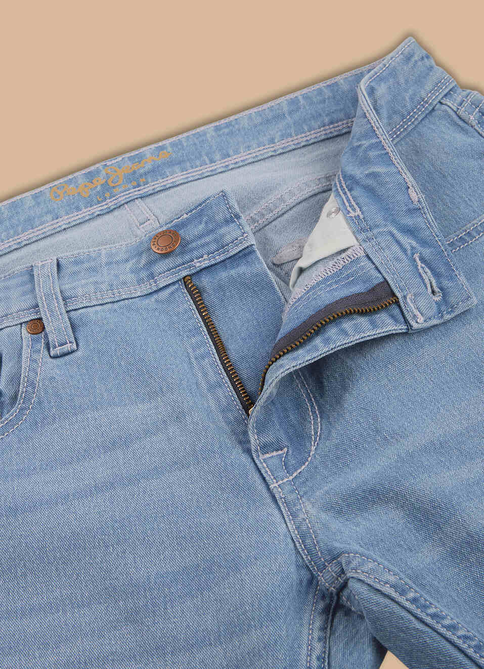 Men Light Blue Mid Rise Slim Fit Jeans, , large image number 6