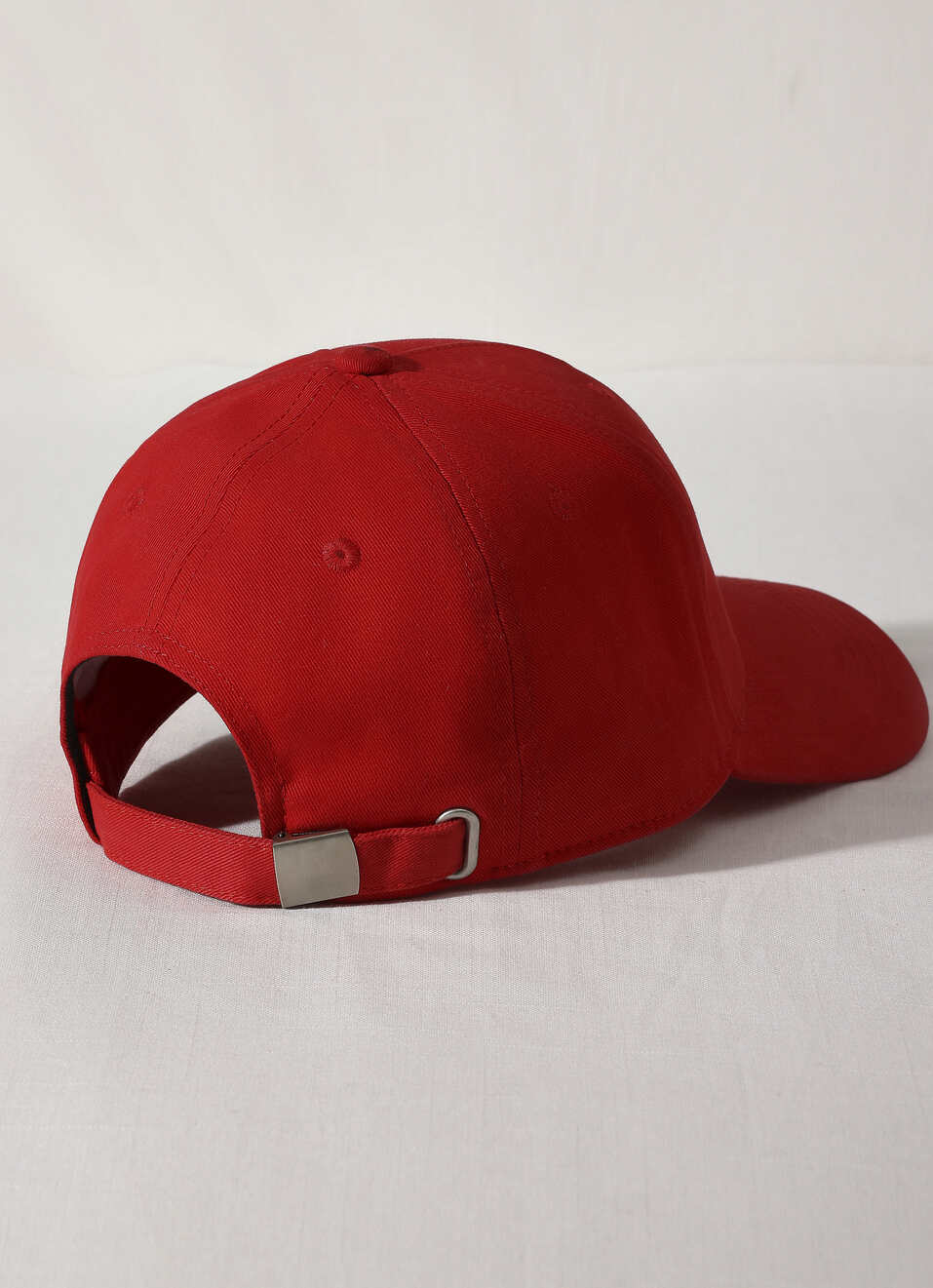 Red Silicon Badge Sports Cap, , large image number 1