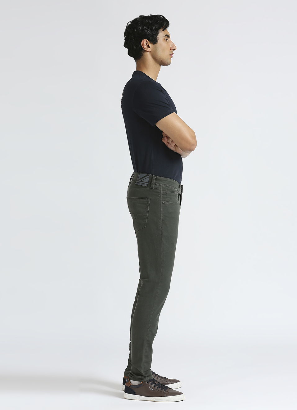 Chinox Olive Mid Waist Gymindigo Jeans, , large image number 6