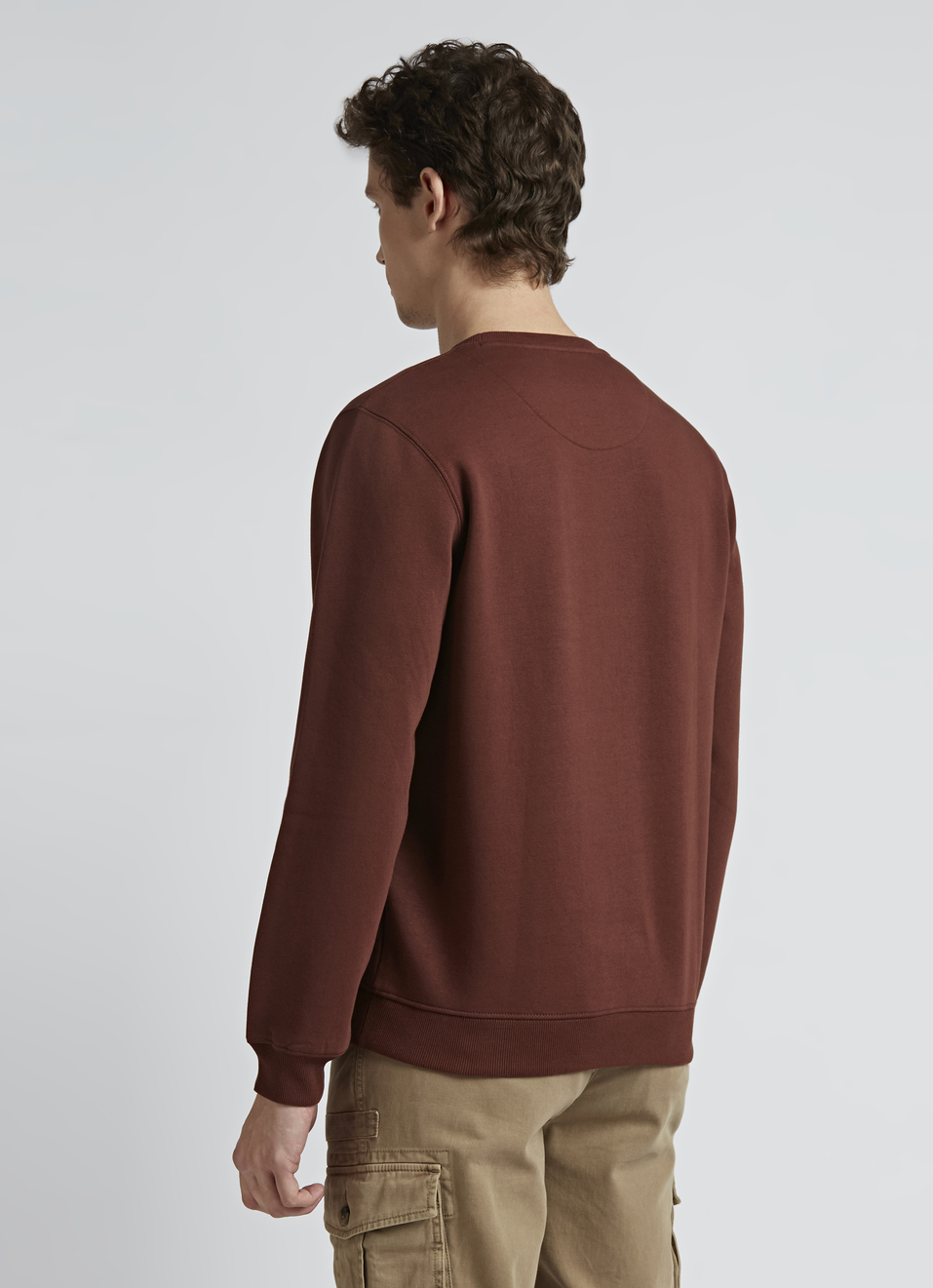 Brown Graphic Print Full Sleeve Sweatshirt, , large image number 2