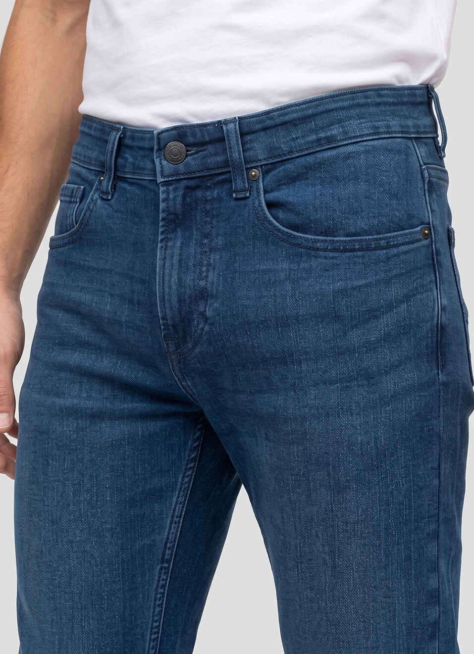Men Bootcut Mid Rise Stretchable Jeans, , large image number 4