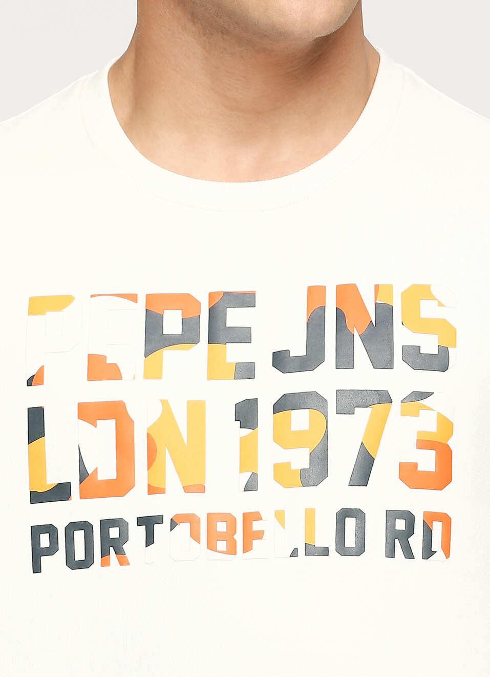 Ecru Graphic Printed Sweatshirt, , large image number 4