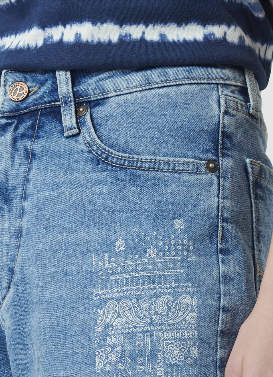 Dion Straight Fit High Waist Jeans, , large image number 4