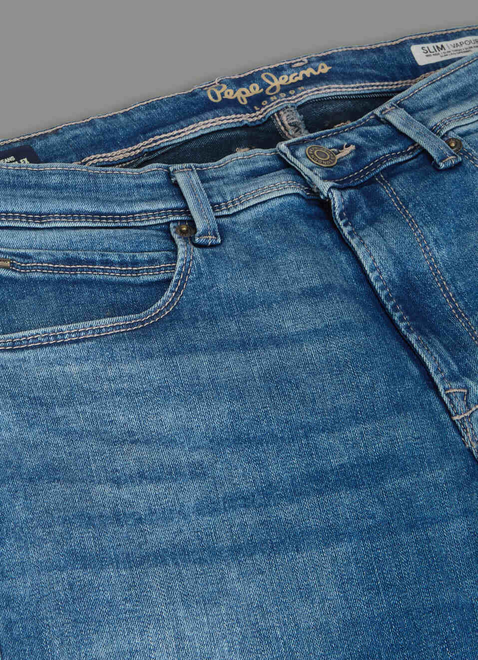 Men Blue Light Used Slim Fit Mid Rise Stretchable Jeans, , large image number 5