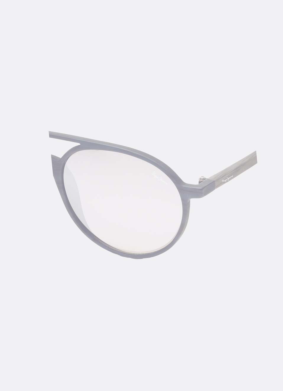Blue Print Line Round Full Rim Sunglasses, , large image number 4